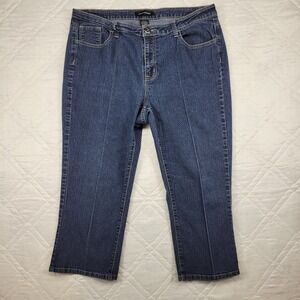 Ashley Stewart blue jeans size 16